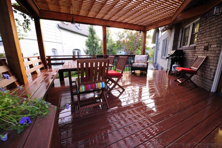 Fully Wooden Deck