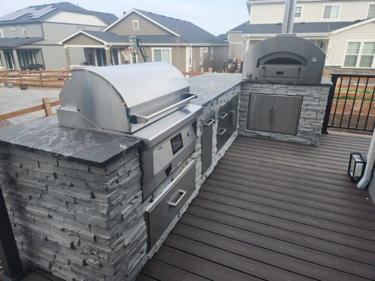 outdoor kitchen