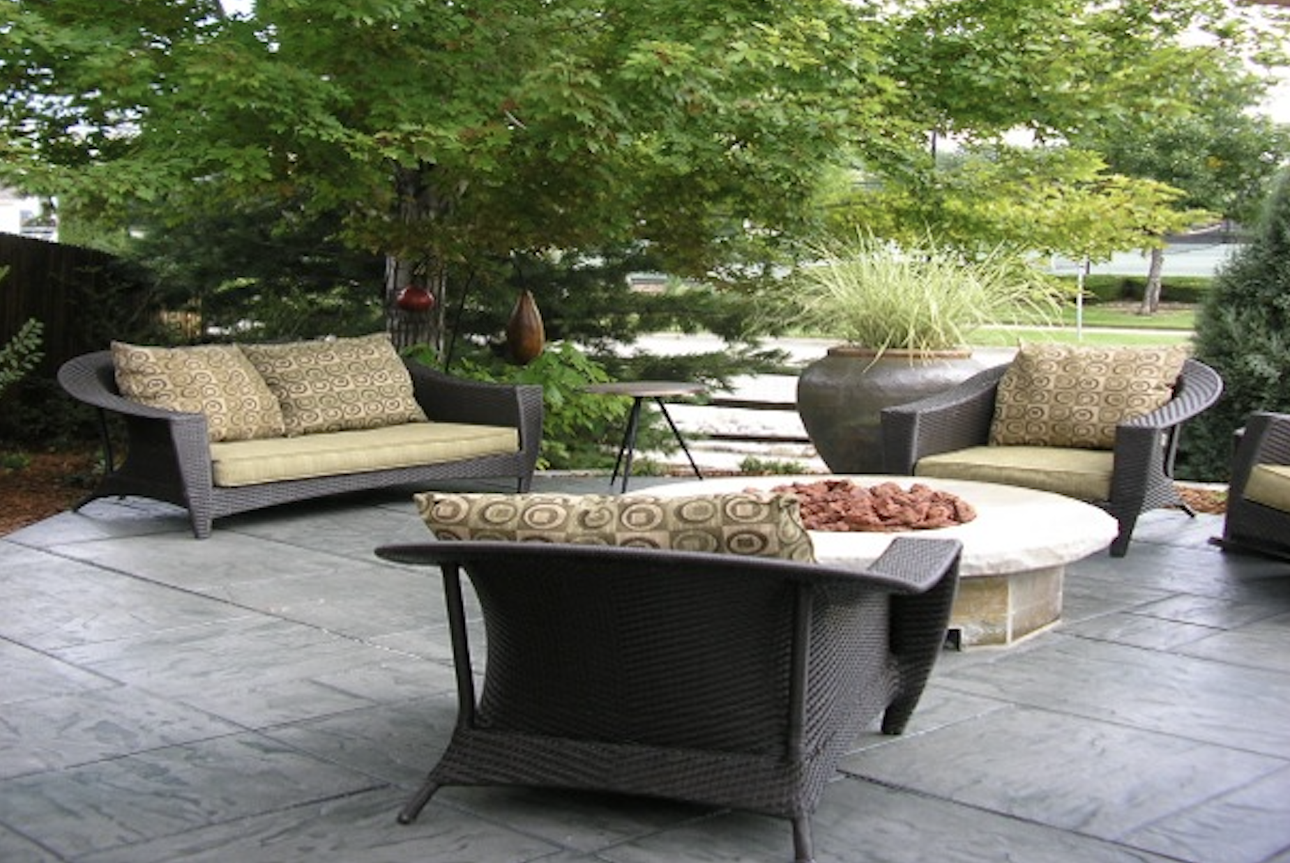 Decorated Patio