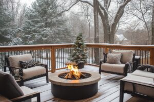 cozy-winter-backyard-deck-with-fire-pit-comfortable-seating-perfect-gatherings-snowy-weather